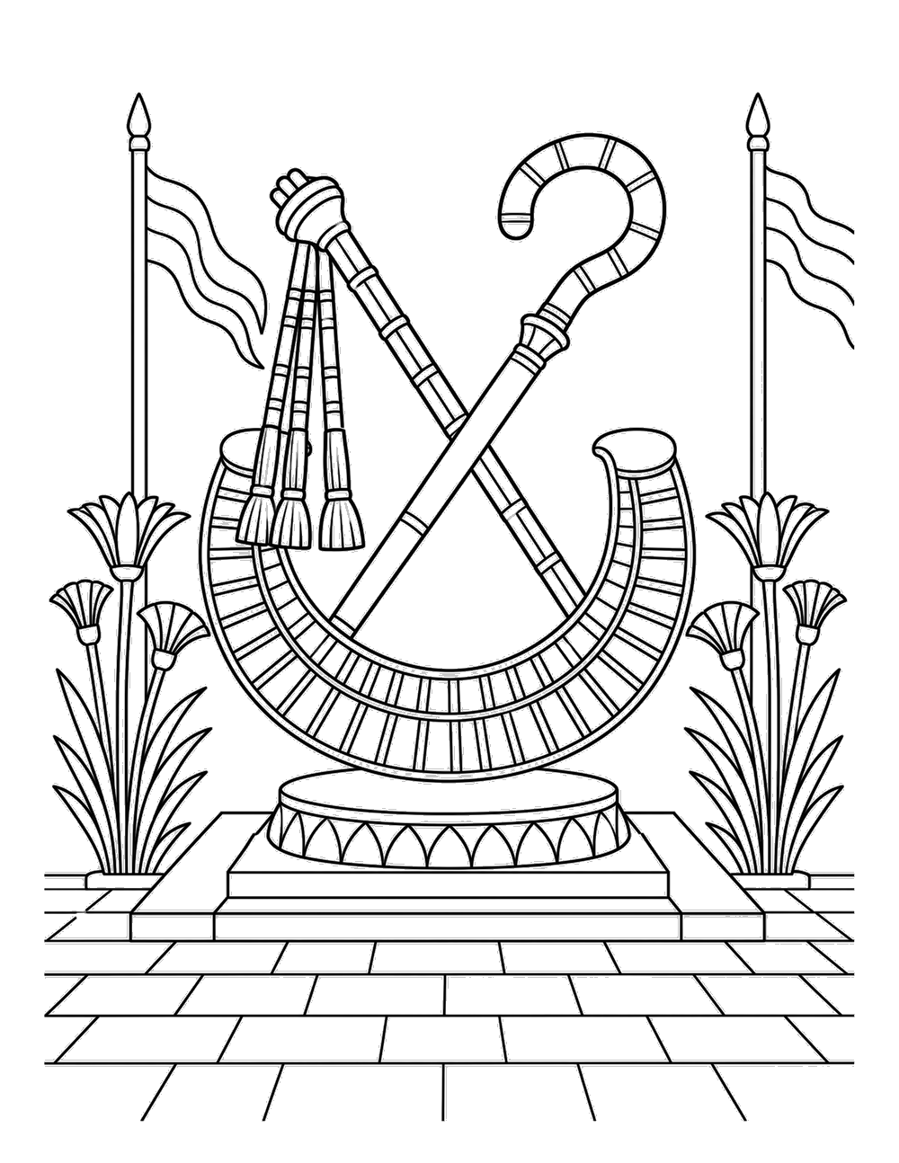 Royal Crook and Flail