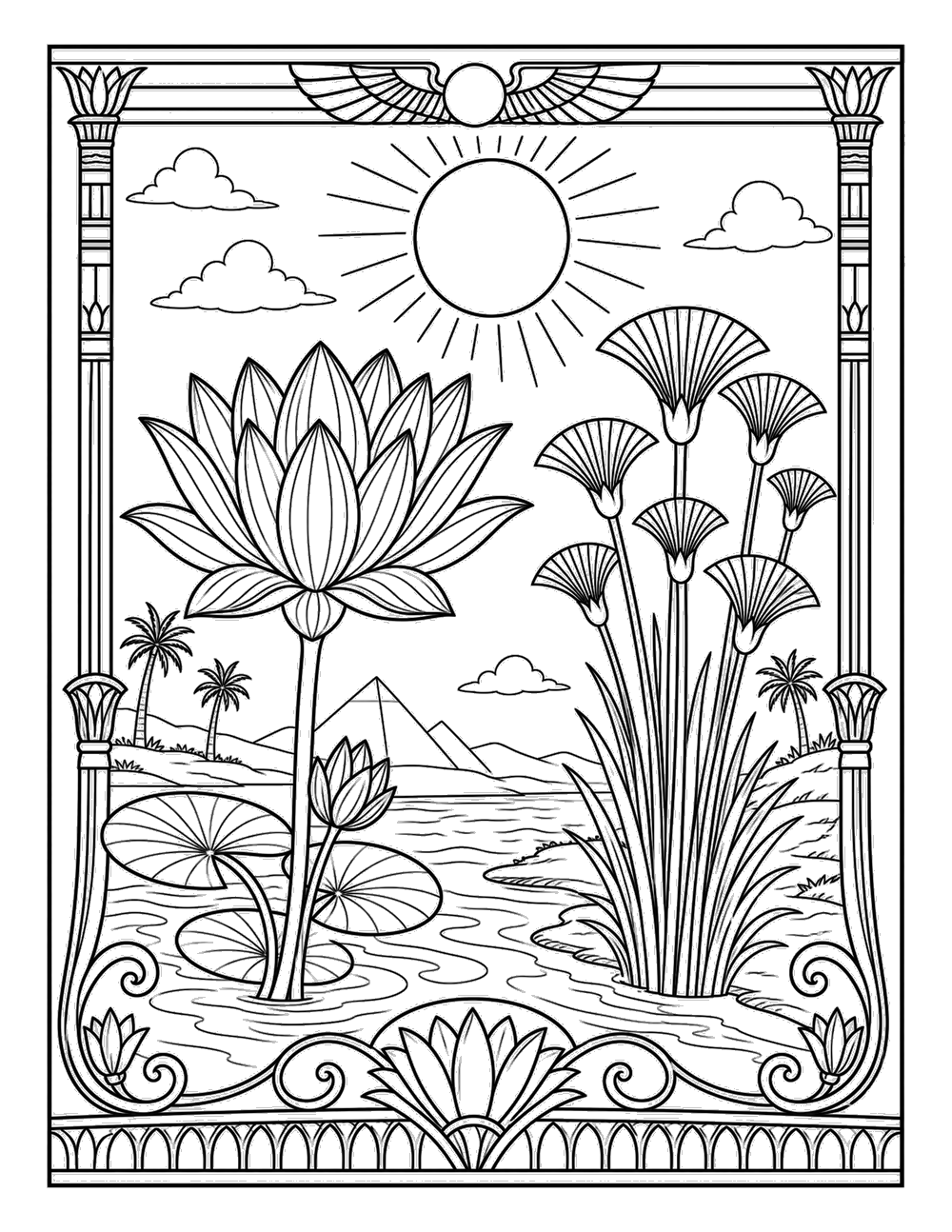 Lotus and Reeds