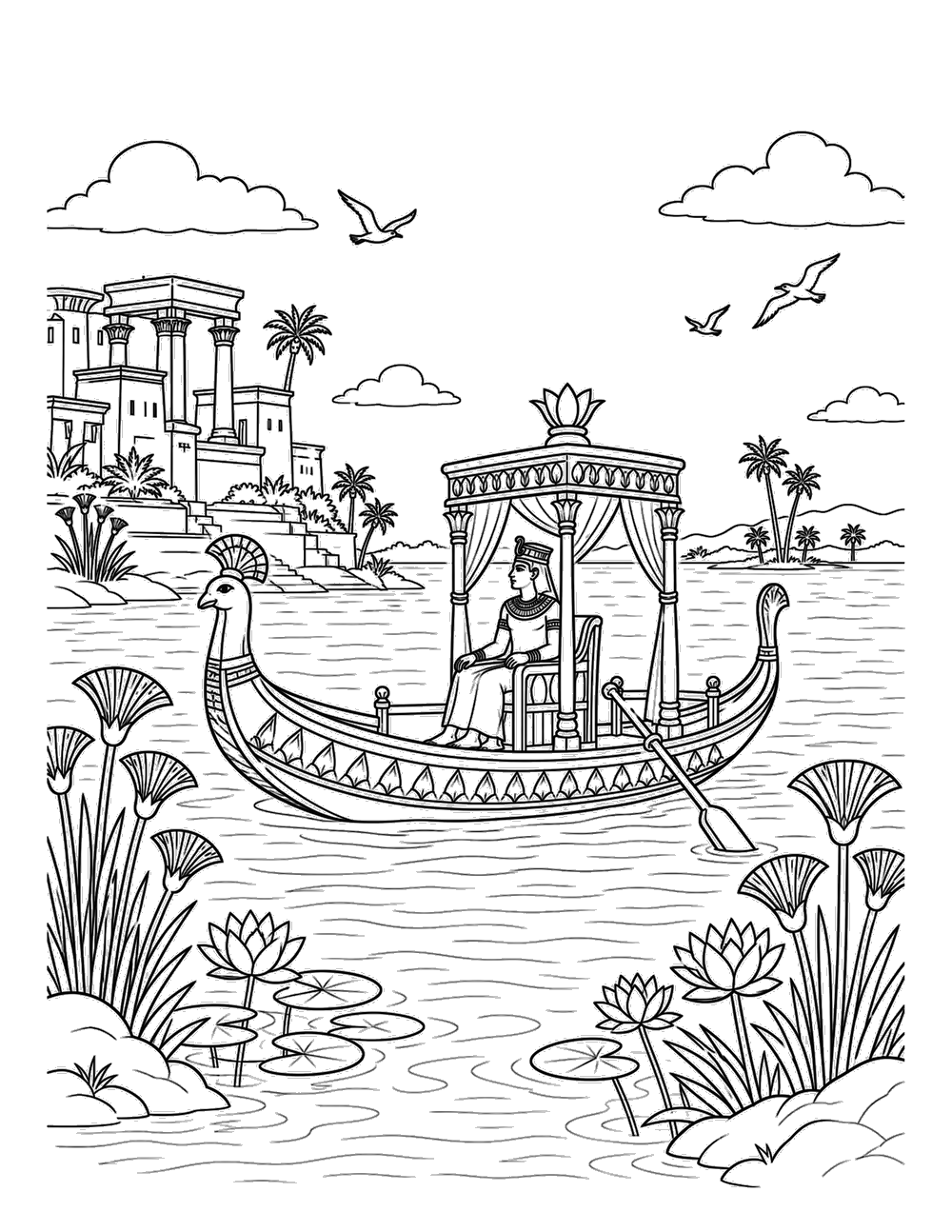 A Nile Procession Clue