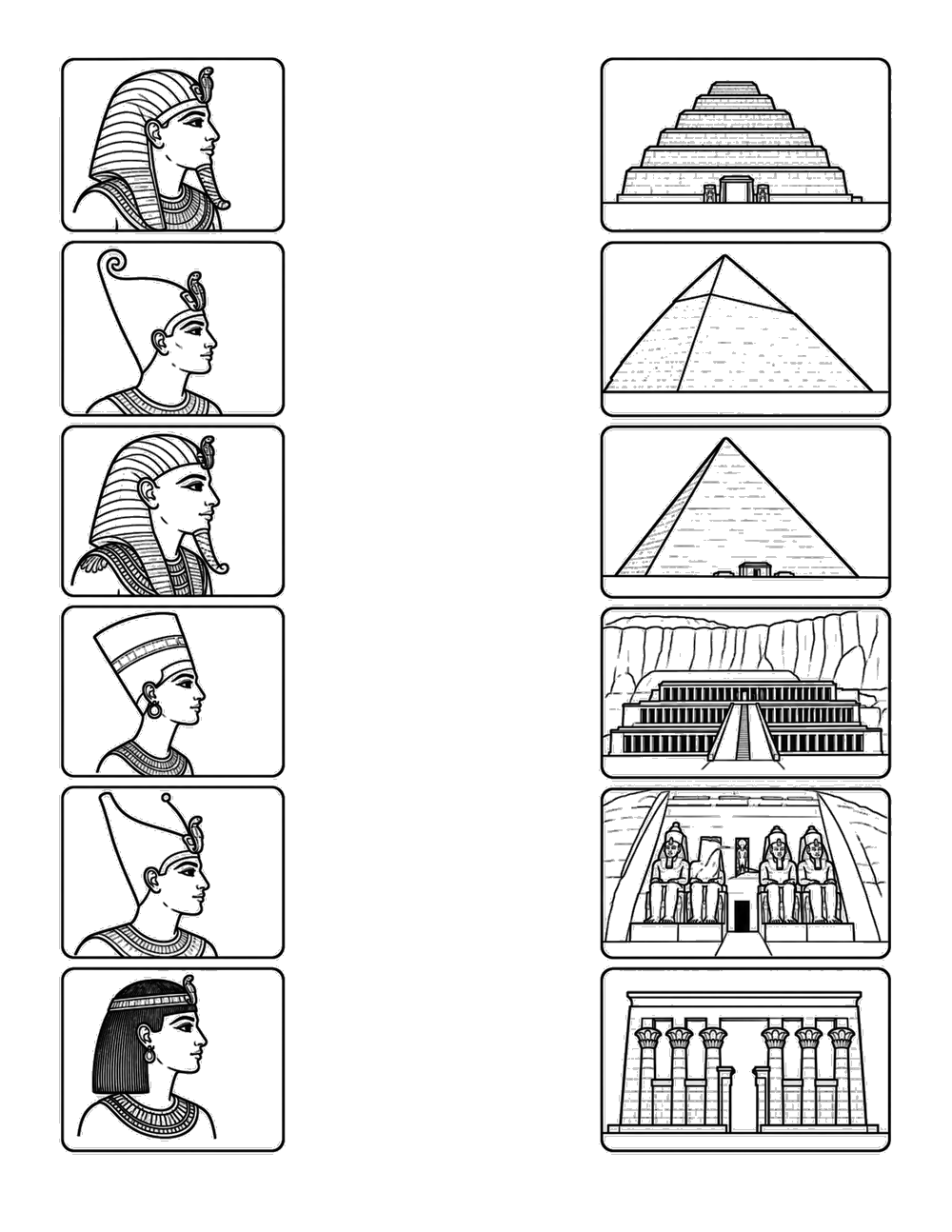 Match the Ruler to the Monument