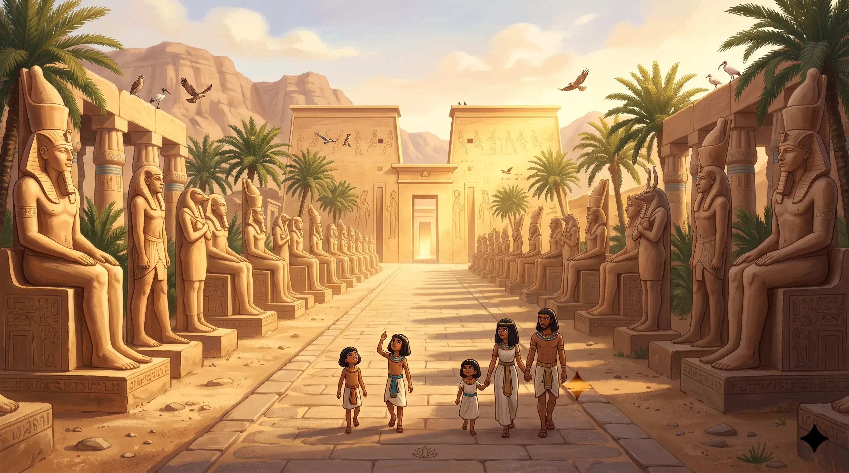 طريق الأسود والكباش