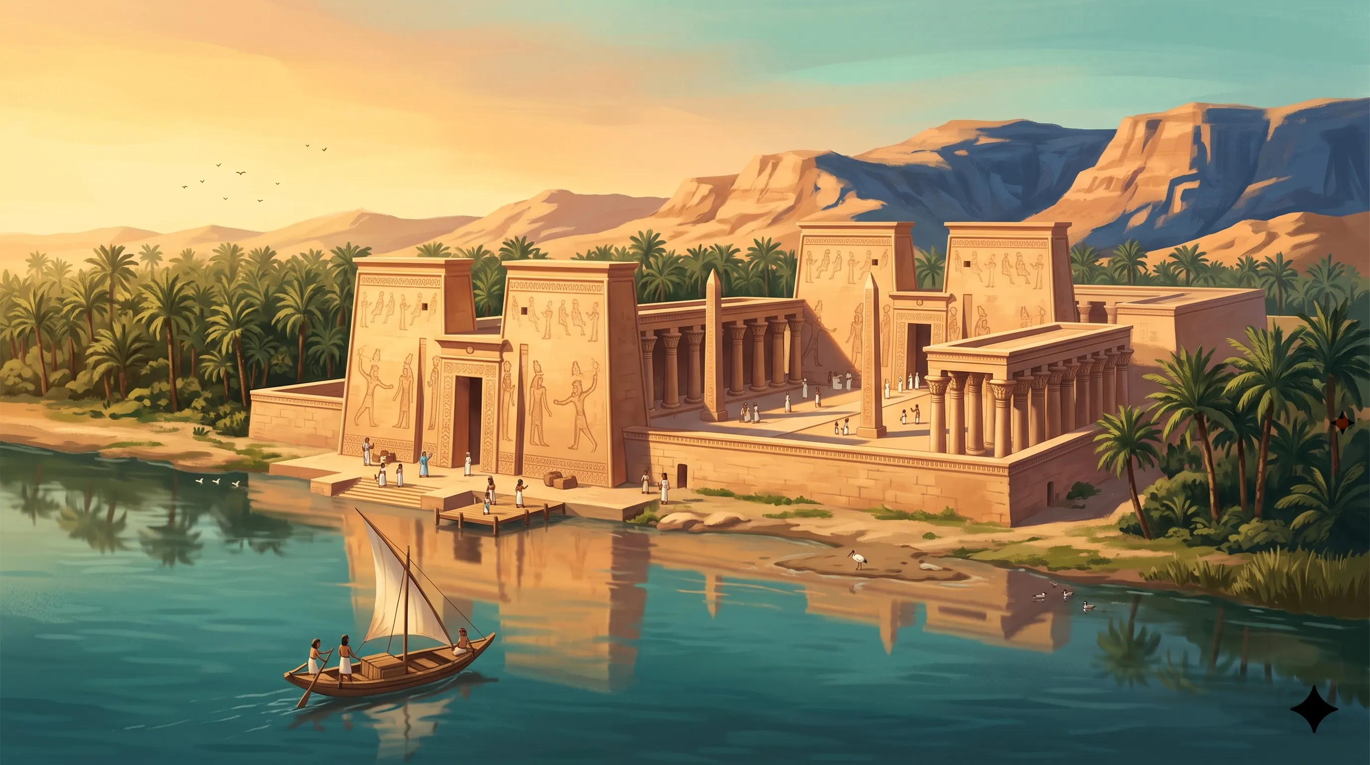 المعبد الذي طار كالمكعبات