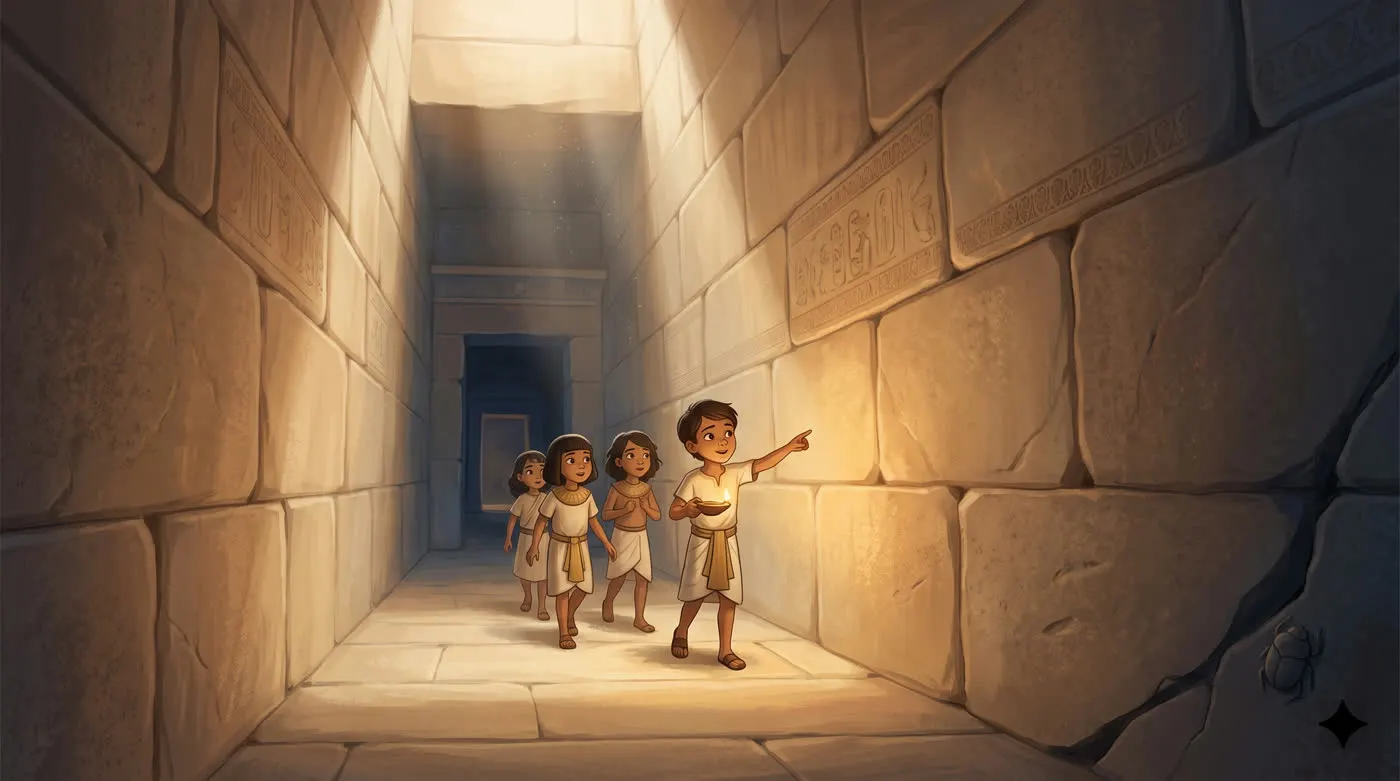 The Secret Maze in the Dark: Inside the Pyramid