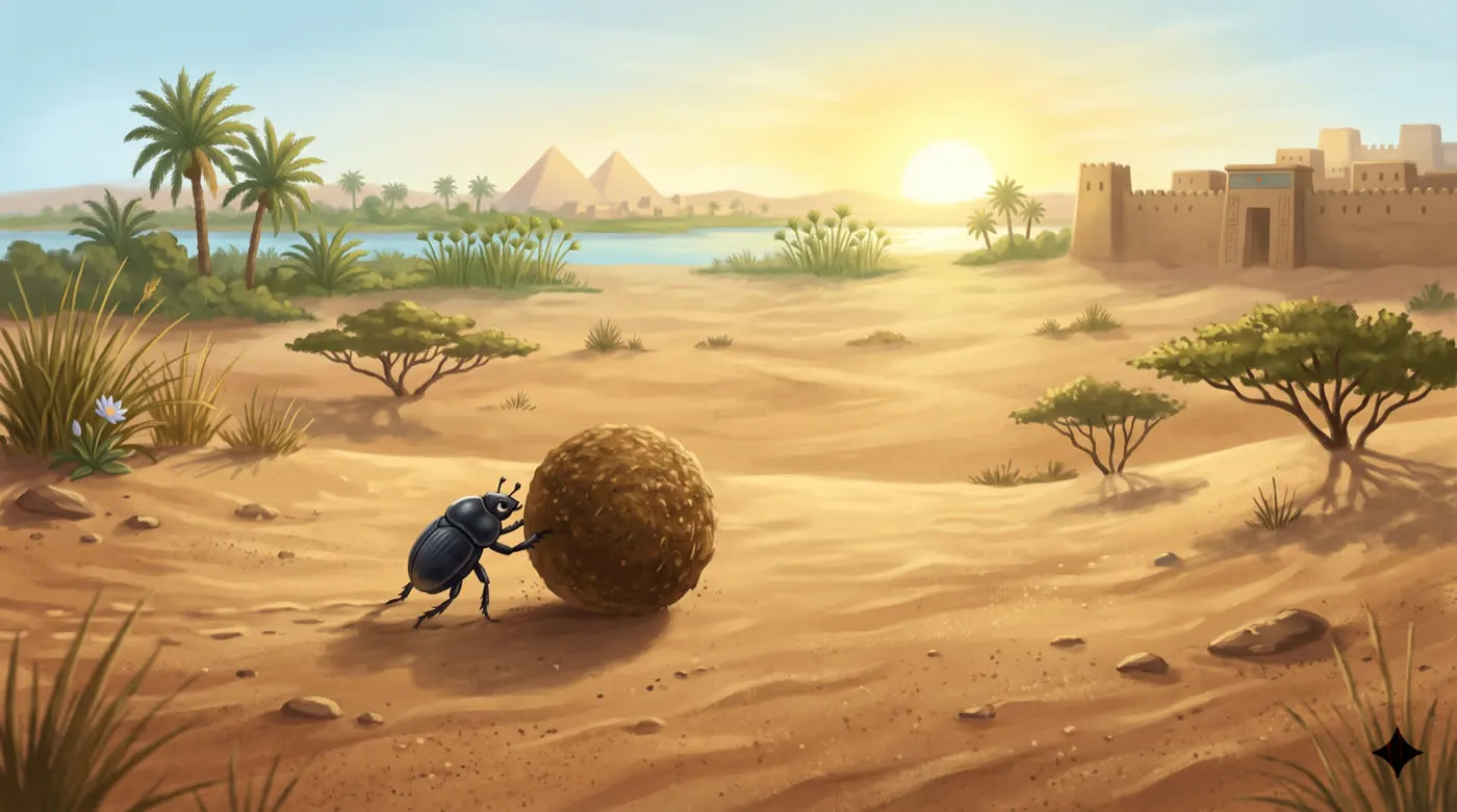 The Good Luck Beetle: The Scarab